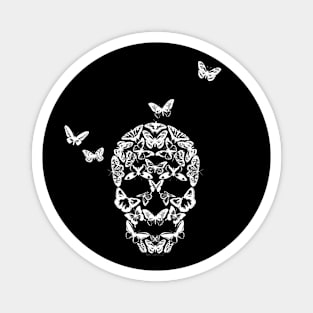 Death & Butterflies Magnet